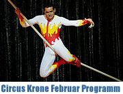 Circus Krone - die 2. Winterspielzeit 2012 bis Ende Februar beginnt mit einer Premiere am 01.02.2012 (©Foto: Circus Krone)